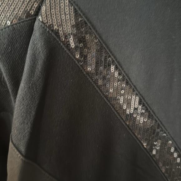 Marc Cain Black Sequin Hoodie - Picture 4 of 7